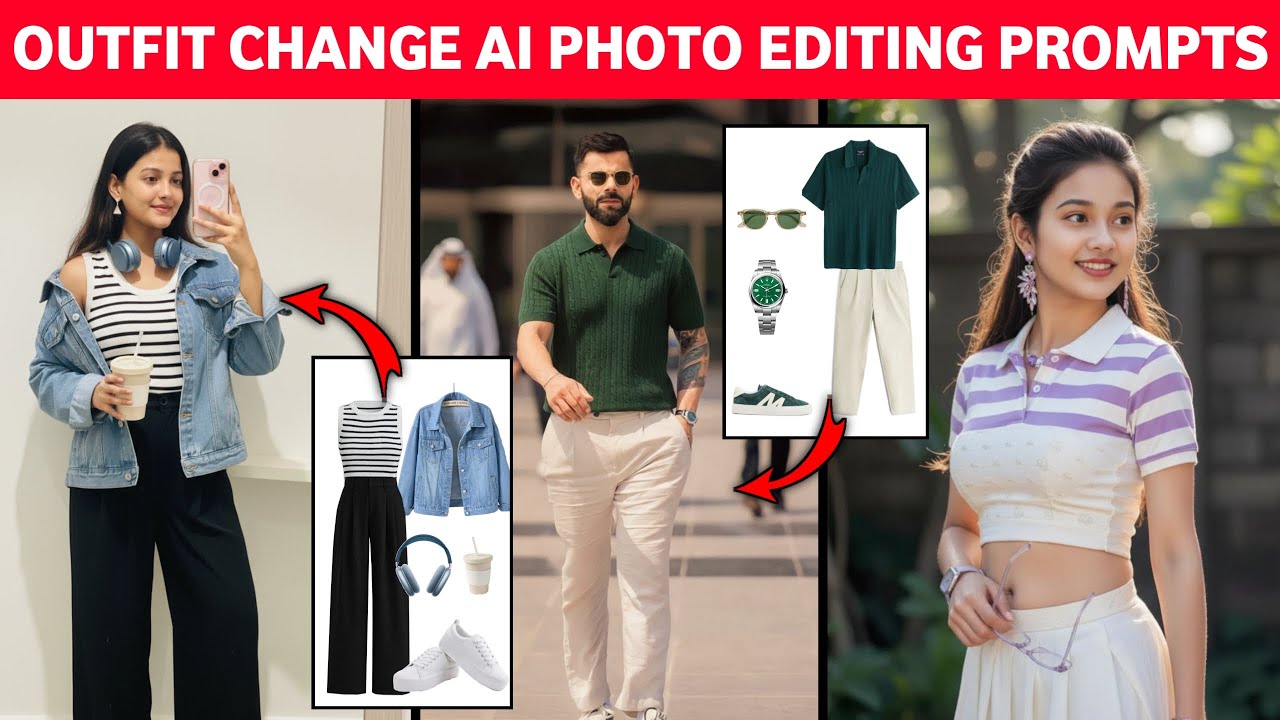 Instagram Trending Outfit Change Ai Photo Editing Prompts | Google Gemini Viral Photo Editing