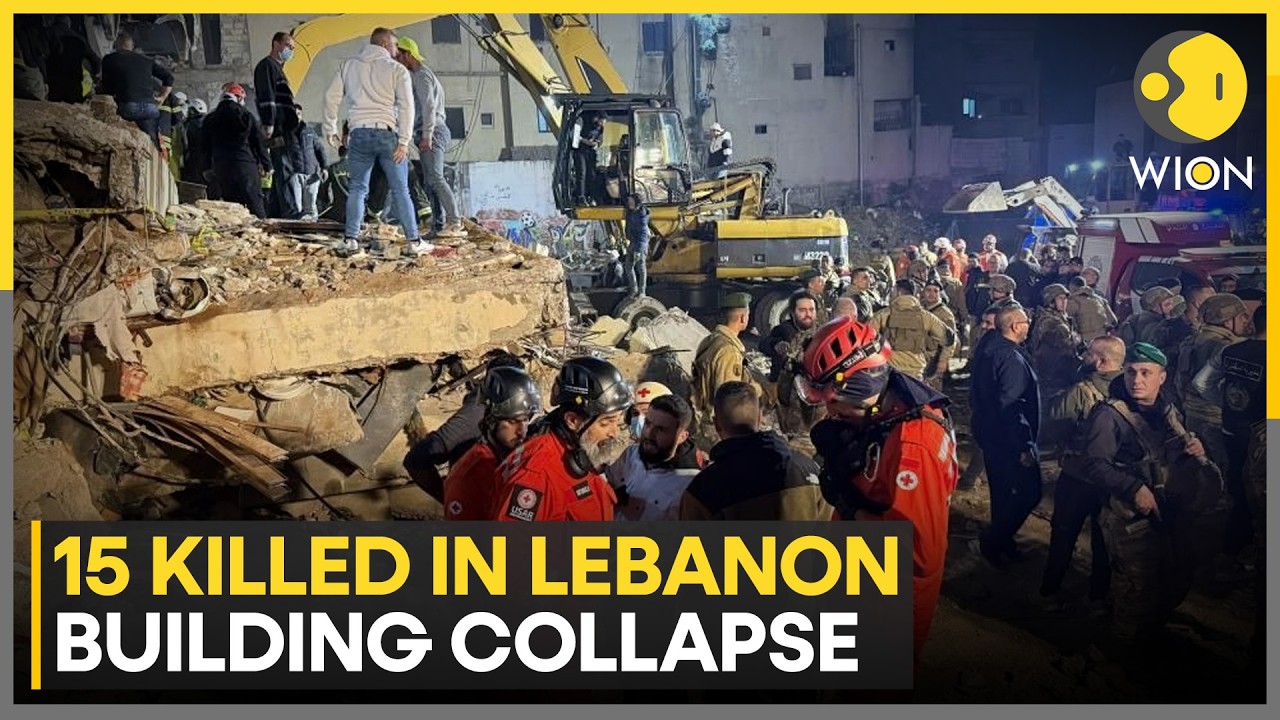 Lebanon Tragedy: 15 Killed as Building Collapses in Tripoli | WION