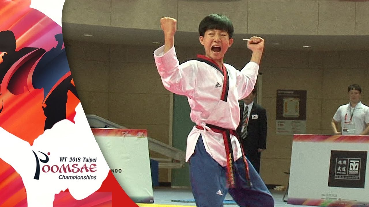 Recognized Poomsae Individual Male Cadet Final, LEE Chang Hyun(KOR) vs SEO Shawn(USA)