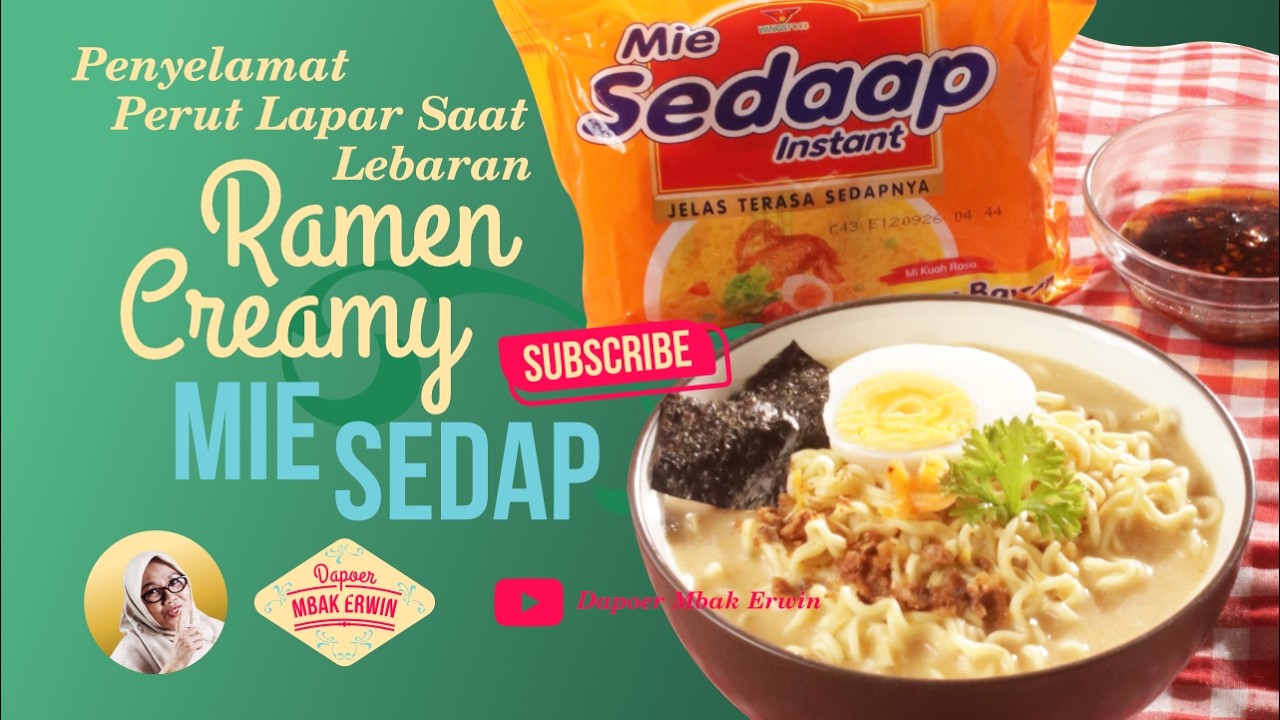 Ramen creamy MIE SEDAAP, penyelamat perut lapar #RamenIndonesia #miesedaapindonesia #wingsfood