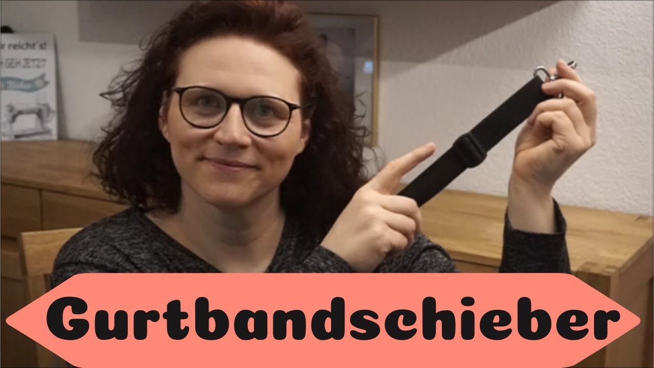 Gurtbandschieber f&uuml;r verstellbare Taschengurte anbringen