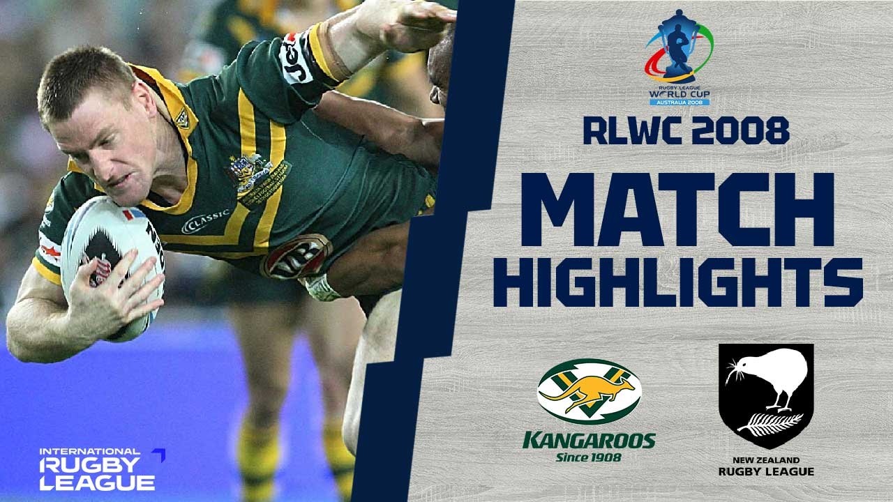Australia v New Zealand | 2008 Rugby League World Cup | Match Highlights