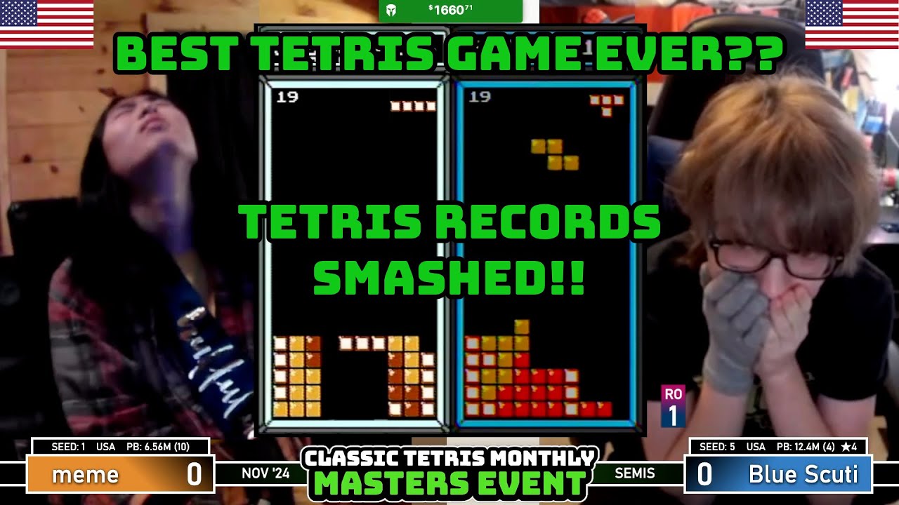 WHAT YOU'VE BEEN WAITING FOR! Meme, Blue Scuti | SEMIS | Classic Tetris Monthly Masters | Nov' 2024