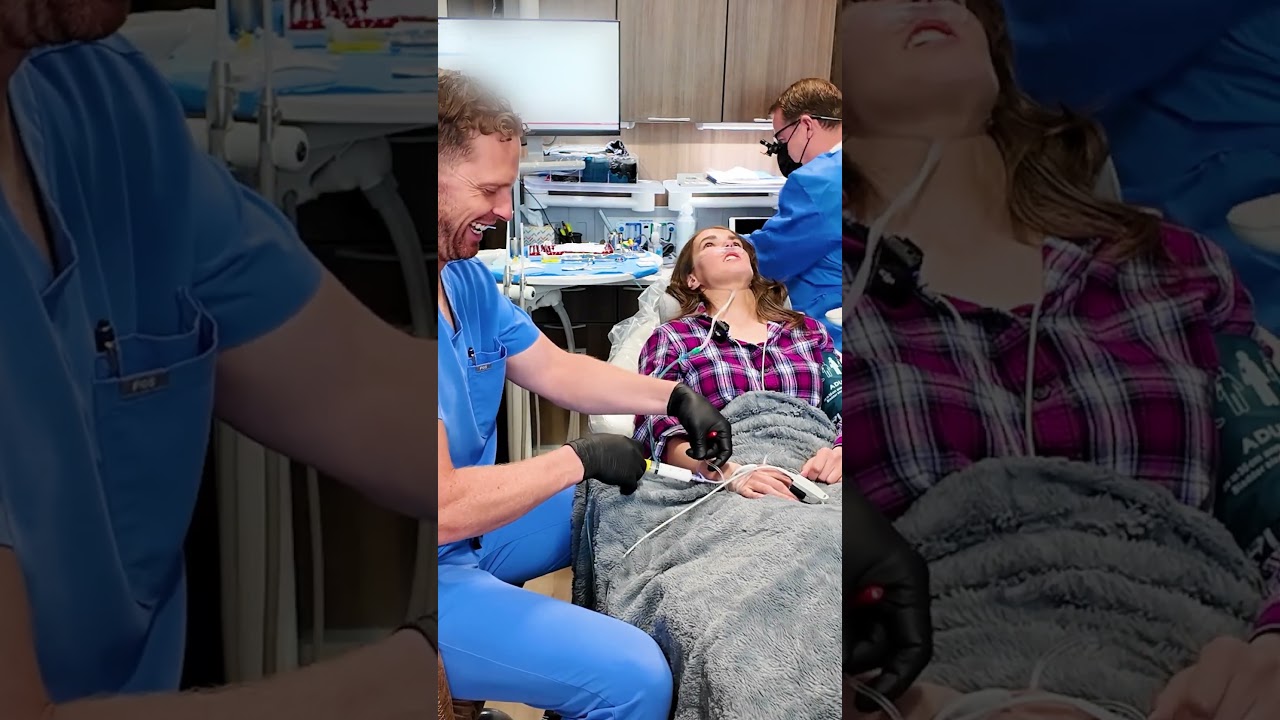 This is what it looks like to get anesthesia at the dental office😴