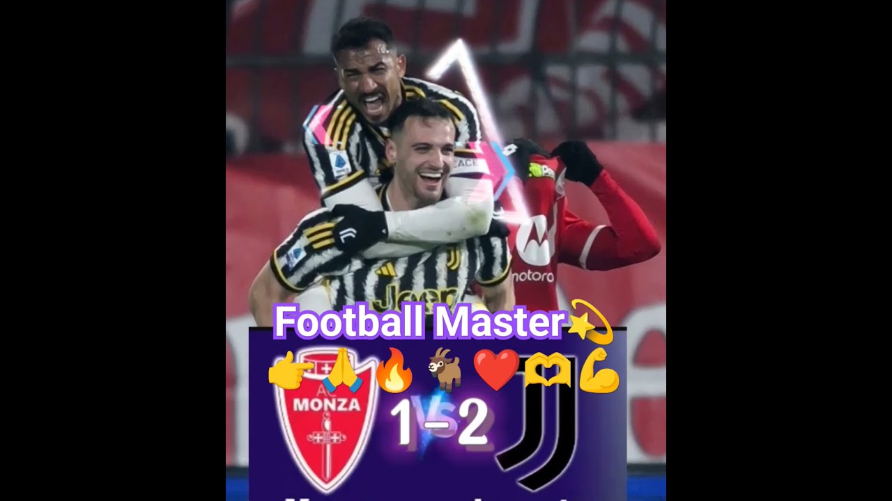 Monza - Juventus 1-2 Highlights Serie A - Gatti Goal🔥🐐 #shorts #juventus #monza #viral #seriea#fyp