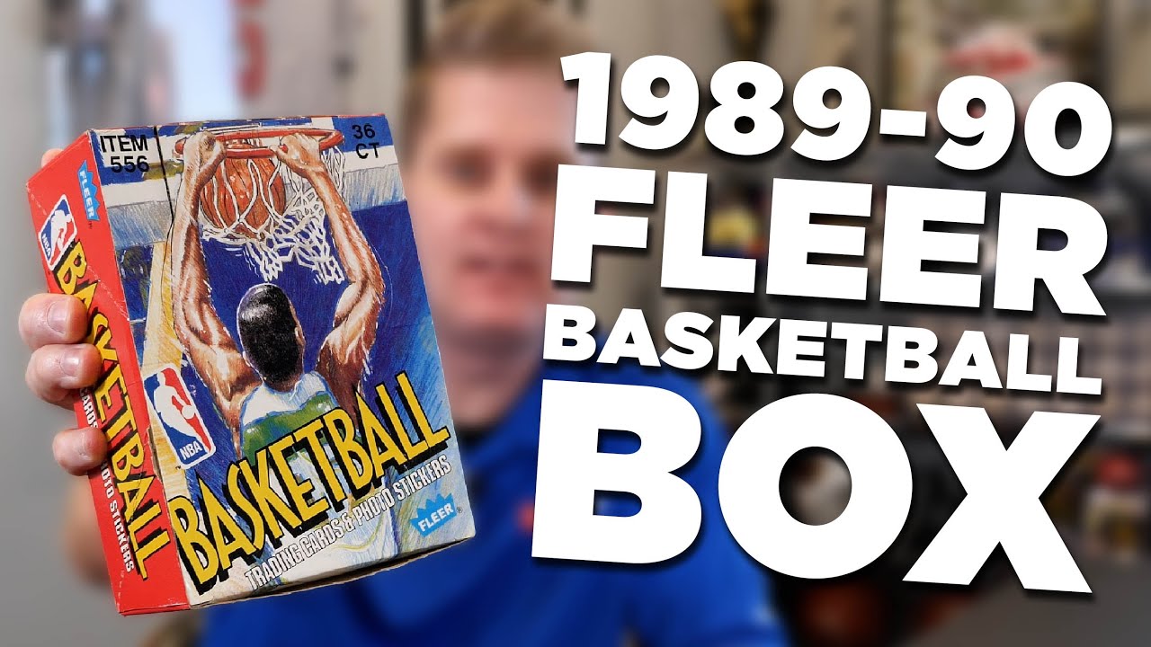 Opening an 89-90 Fleer Basketball Box - Kavlie's Packs (Pristine Auction)