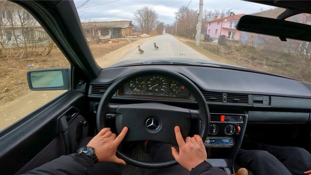 Mercedes-Benz 230E W124 1989 [130Hp] - POV Test Drive