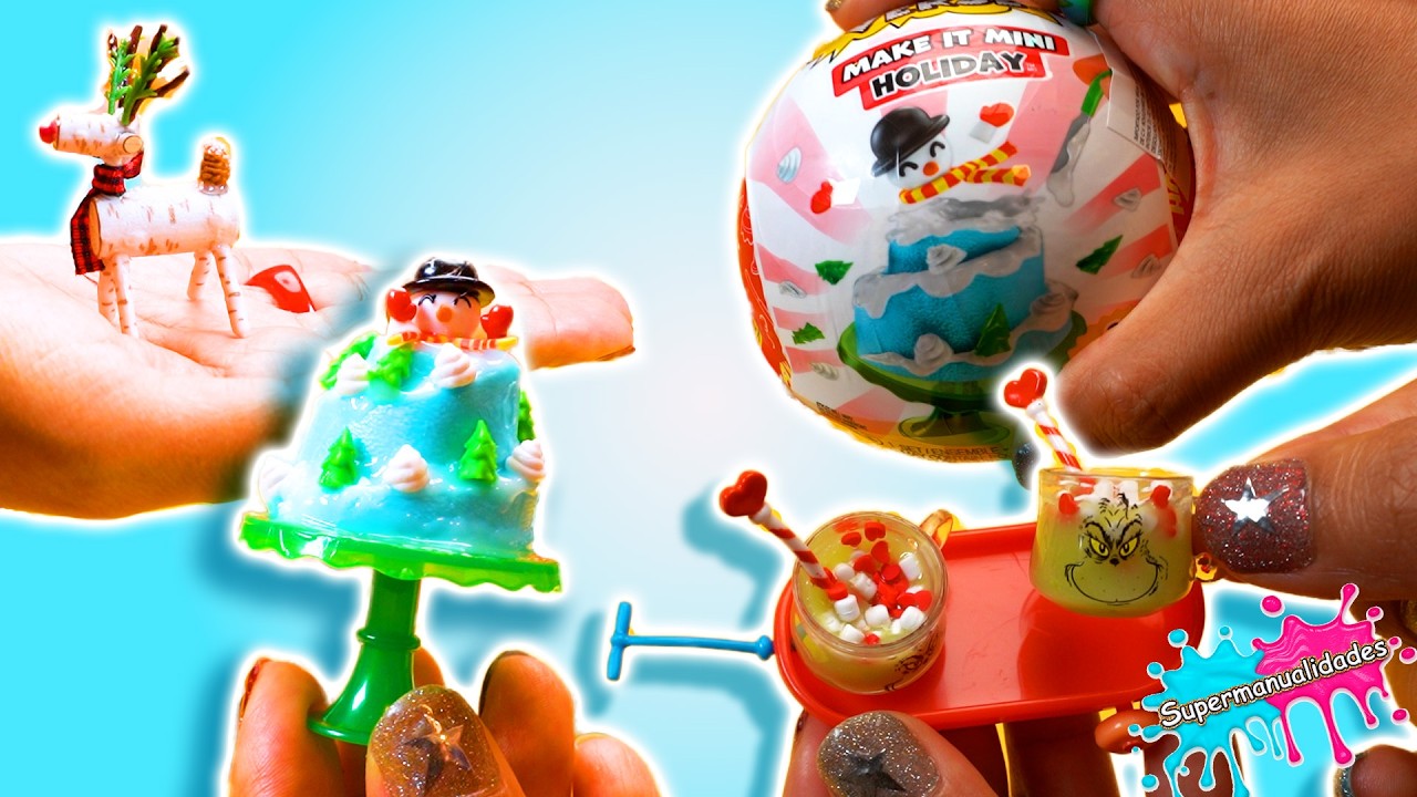 Hice manualidades navideñas miniatura - Supermanualidades