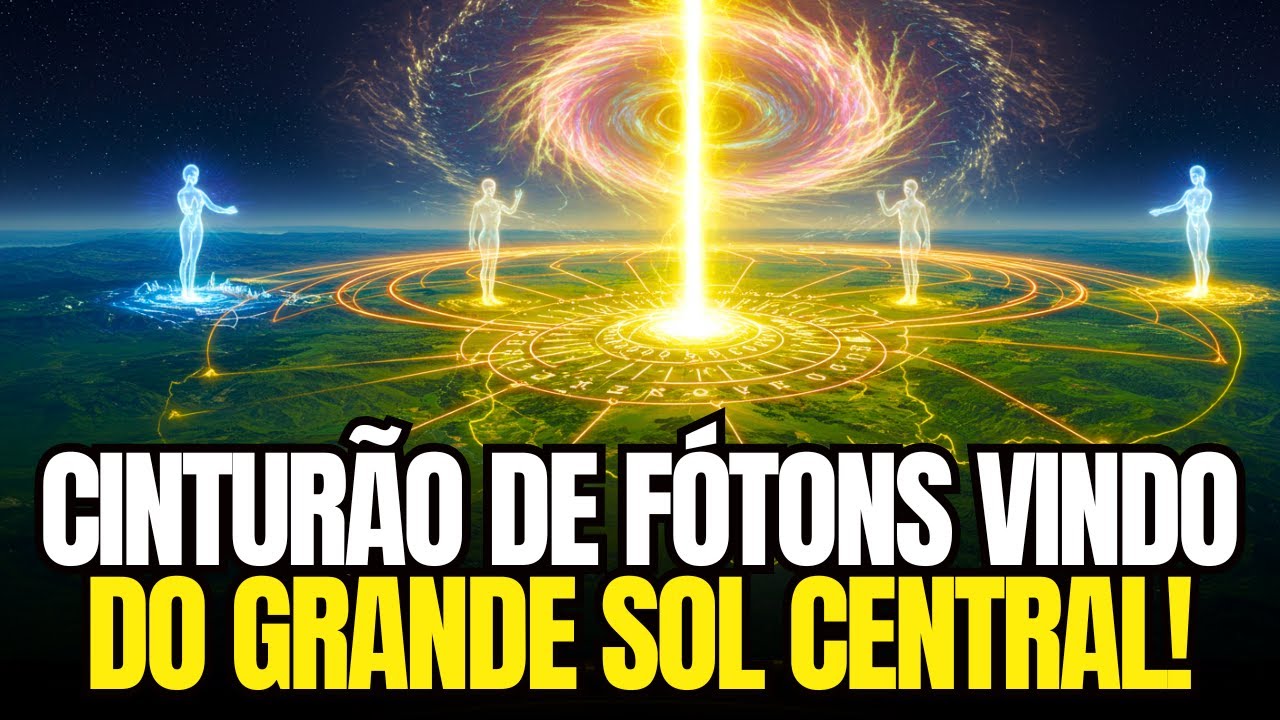 CINTUR&Atilde;O DE F&Oacute;TONS VINDO DO GRANDE SOL CENTRAL - Arcturianos
