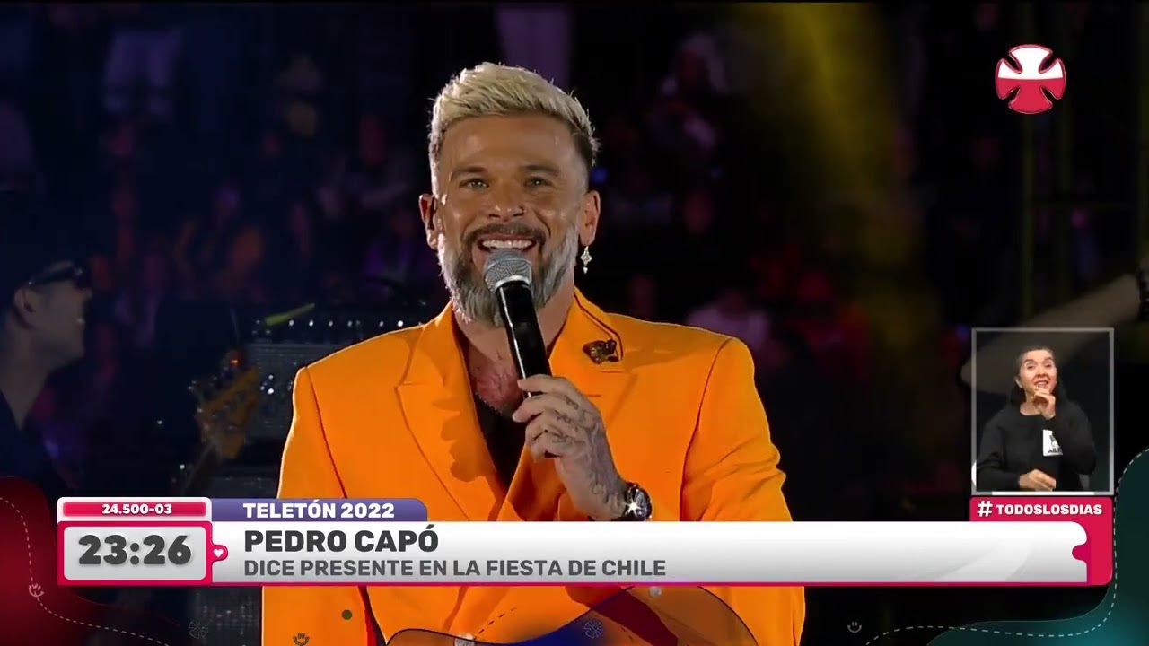 Pedro Capó hizo bailar a todo el Estadio Nacional en la final de la Teletón 2022