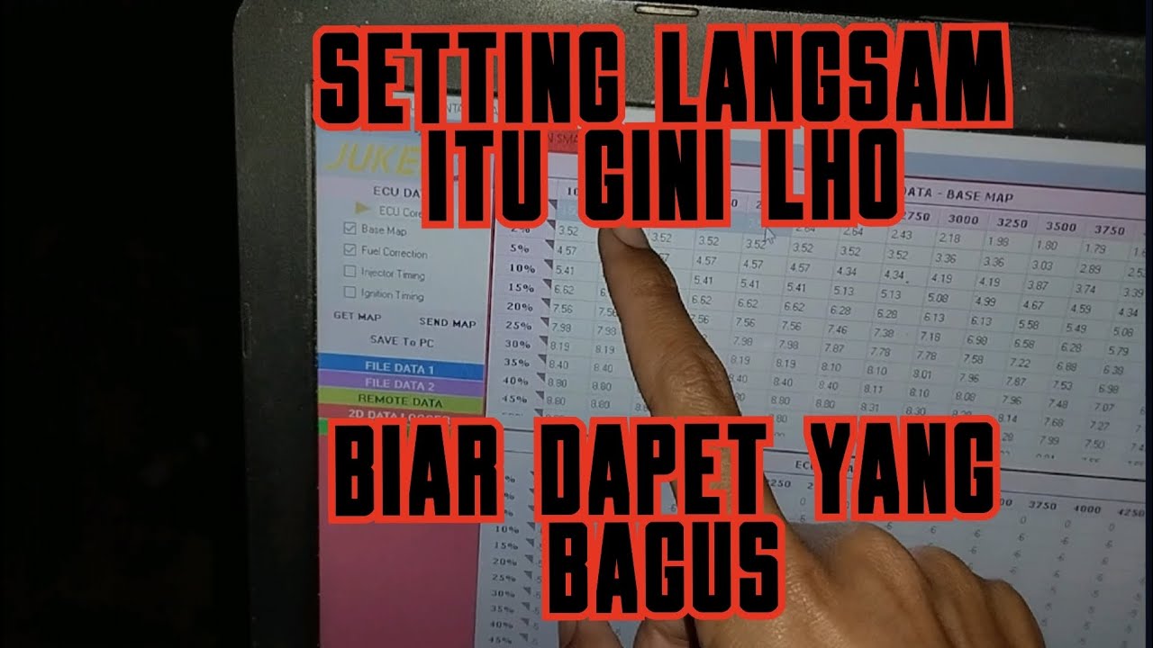 Setting langsam Juken 5 lewat Base map Emang Ngaruh?