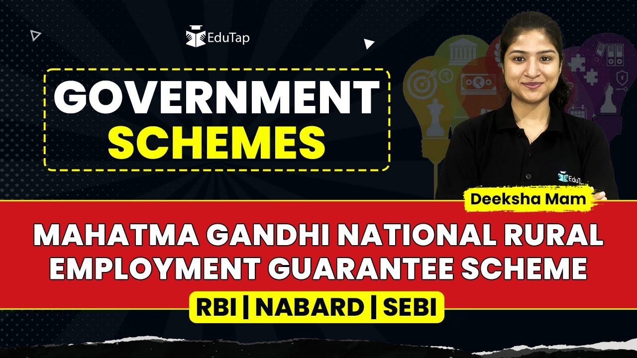 MGNREGA Scheme | Important Government Schemes Notes & PDFs | RBI, NABARD, SEBI Preparation | EduTap