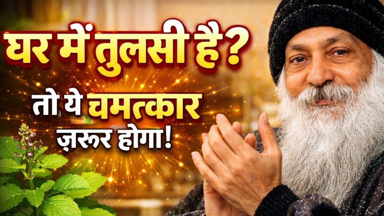 OSHO - घर में तुलसी रखने के फायदे जान लो! | Osho Life Changing Speech #osho