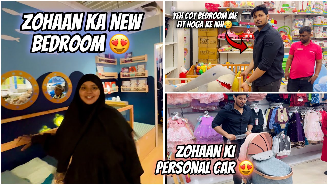 Zohaan Ka New Bedroom Aisa Hoga 😍| Bacho Me Bhi Itni Choices Karni Padti Hai😰| Sufiyan and Nida ❤️
