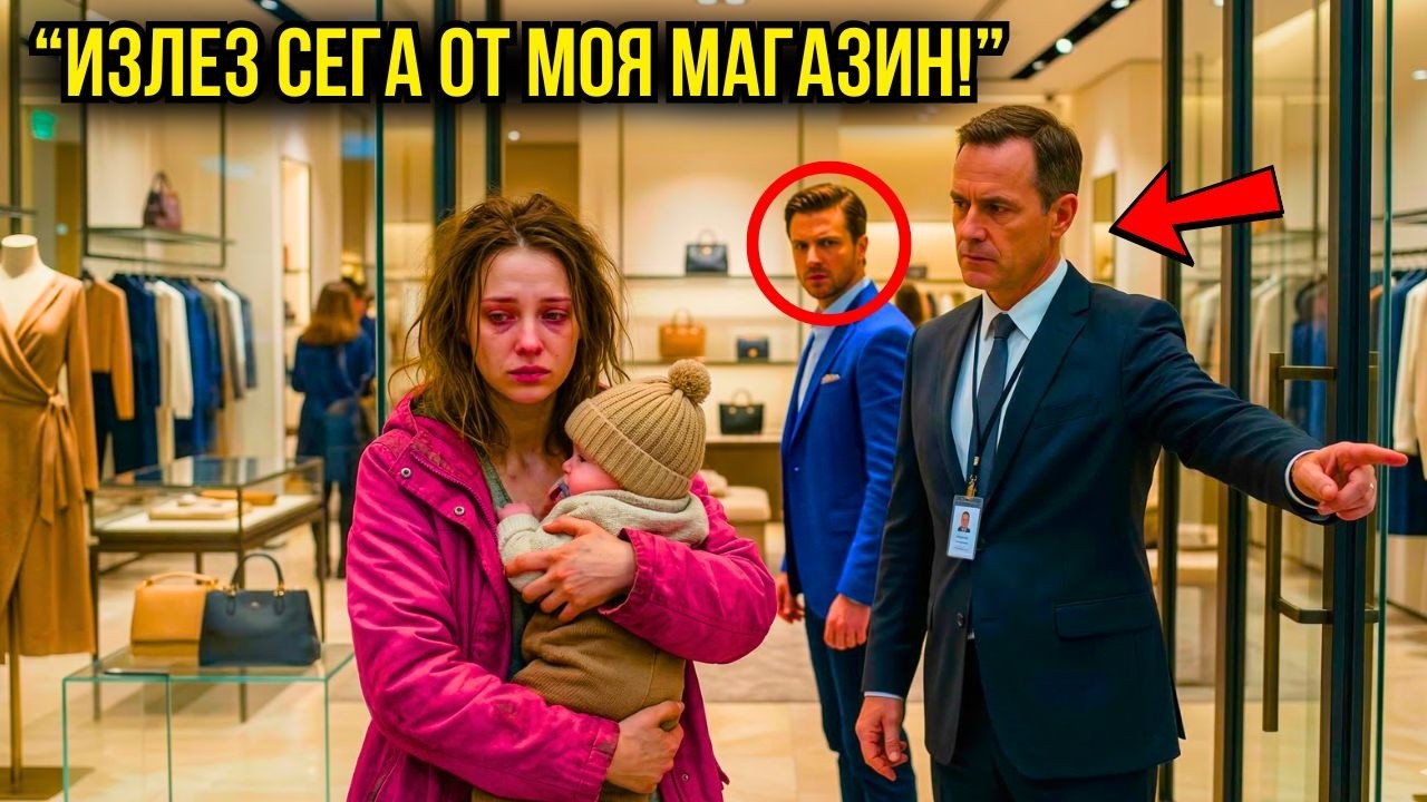 “ТОВА НЕ Е МЯСТО ЗА ТЕБ” КАЗВА УПРАВИТЕЛЯТ НА ЛУКСОЗЕН МАГАЗИН, ЧИСТАЧКАТА СЕ ВРЪЩА СЪС СВОЯ ШЕФ И..