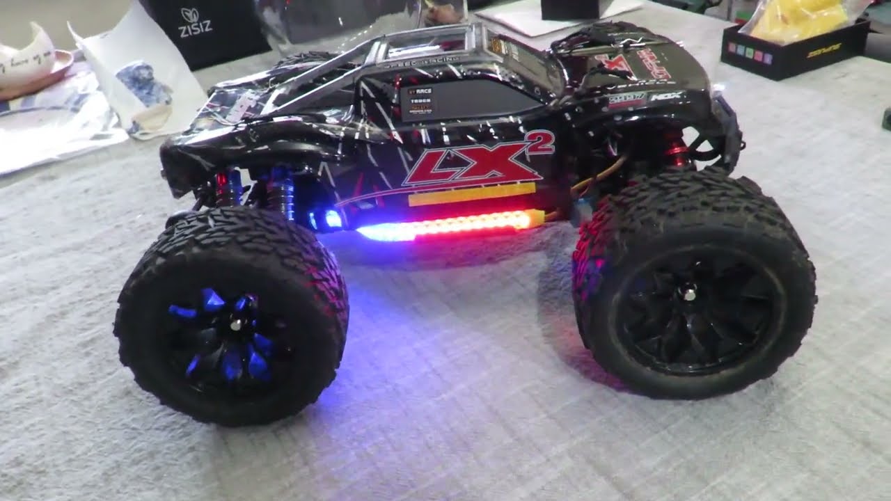 HBX 2997a with LED undercarriage lights, and noise toys