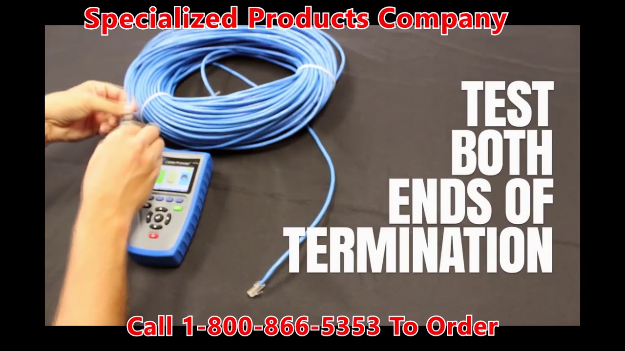 Platinum Tools TCB300, TCB360K1 and TCB400 Cable Prowler Cable & Network Tester