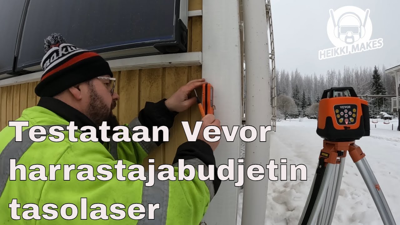 Testataan #vevor  harrastajabudjetin tasolaser