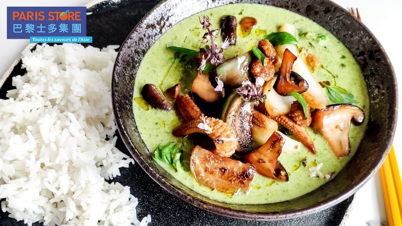 Curry vert végétarien facile par Paris Store