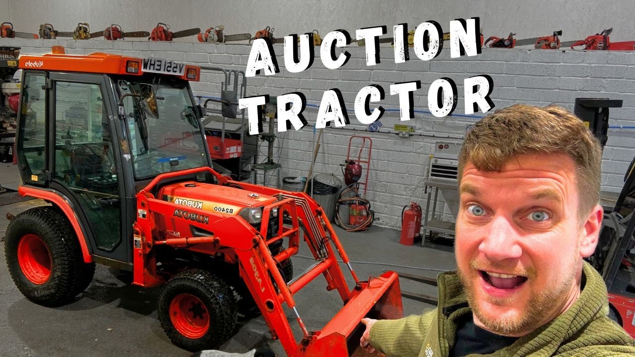 I Bought a Kubota Tractor from Auction - Lets See Whats Wrong! Can We Make Money?