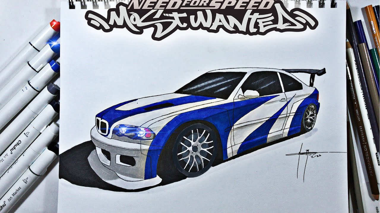 COLOREANDO EL BMW E46 GTR DE MOST WANTED