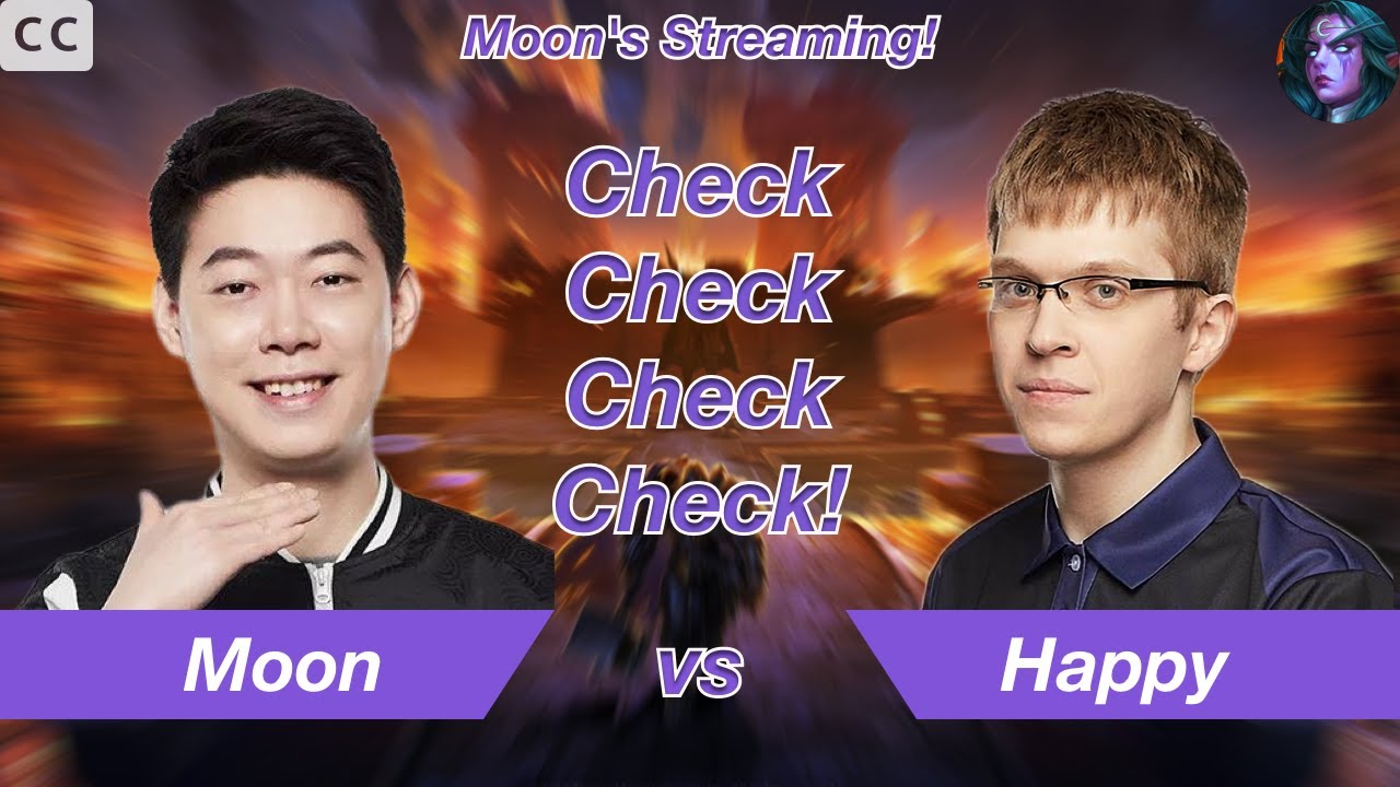 [Eng Sub] Warcraft 3｜Moon｜⭐️⭐️⭐️ Check Check Check Check!｜vs Happy[UD] on AL｜W3Champions