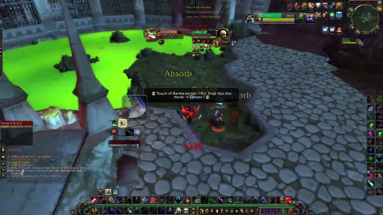 Arms Warrior vs Windwalker Monk | Wow MoP Arena 1vs1