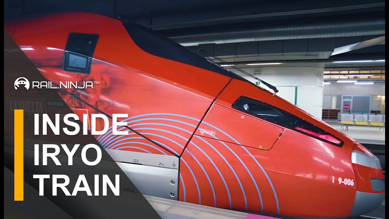 Inside of A High-Speed Iryo Train | Spain Trains | Rail Ninja Review