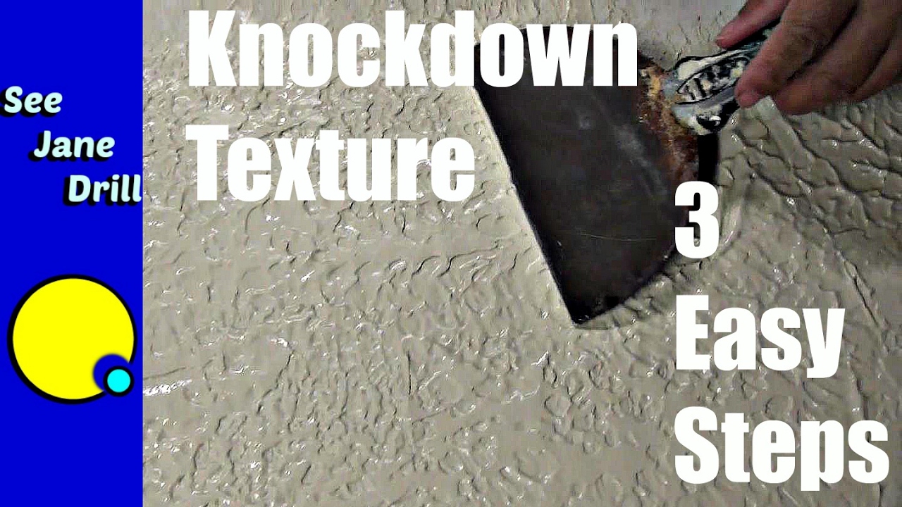 Как создать текстуру Knockdown за 3 простых шага