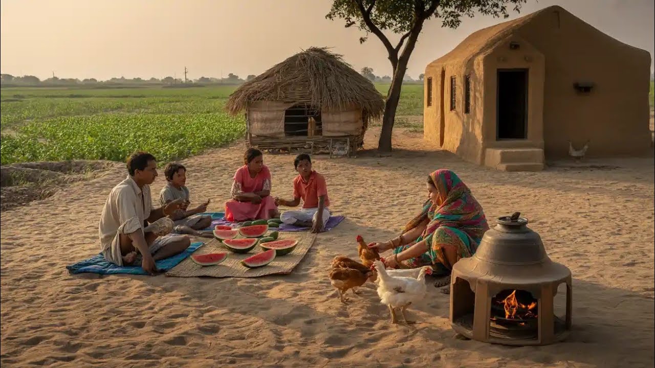 Rajasthani Village Life | Traditional Cooking & Desert Lifestyle with Camel & Cows