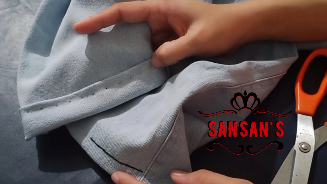 2 Cara Pendekin Celana Jeans Tanpa Mesin Jahit & Tanpa Dipotong