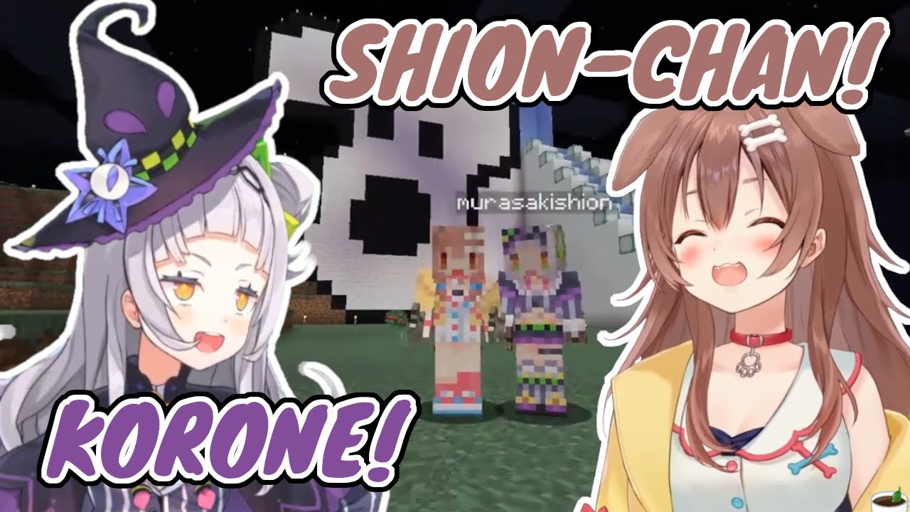 Korone And Shion Play Minecraft Together Again After A Year