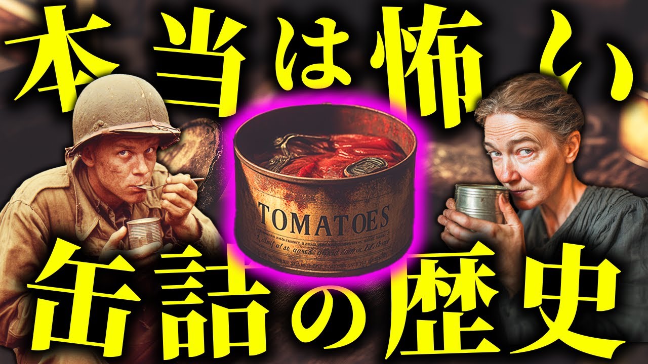 便利で身近な革命的技術「缶詰」に隠された黒歴史がヤバすぎる【歴史解説】