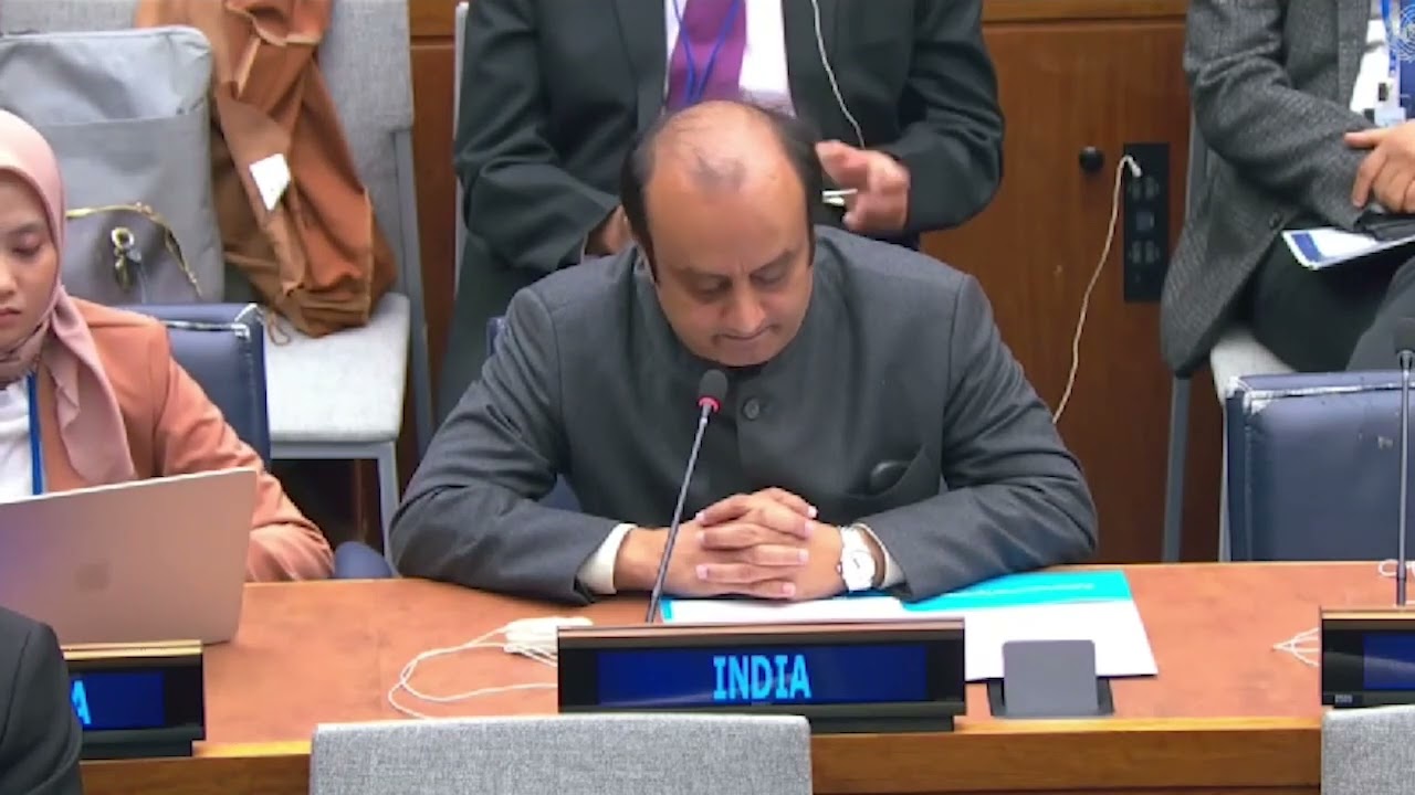 MP Dr. Sudhanshu Trivedi exercised India&rsquo;s Right of Reply on Peacekeeping in 4th Committee of the UN