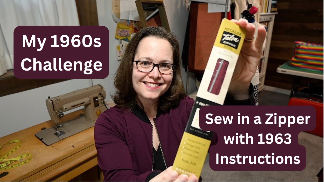 Sew in a Zipper Like It’s 1963!