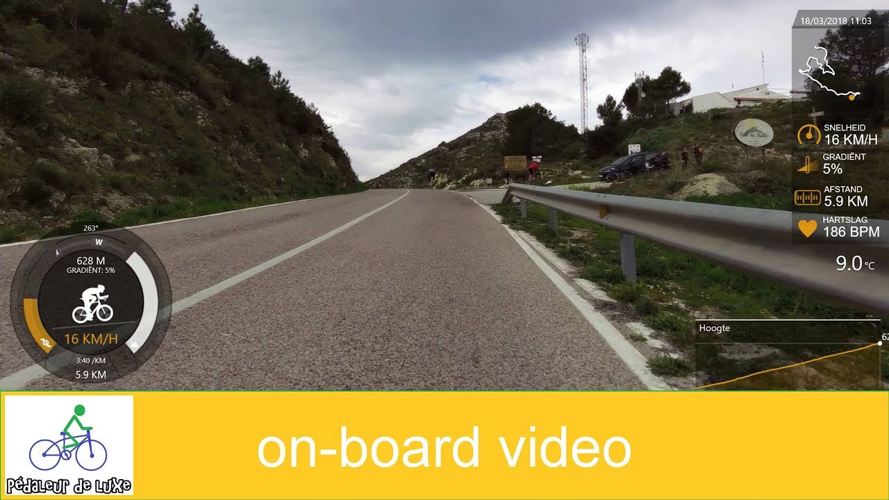 Coll de Rates full climb 2018