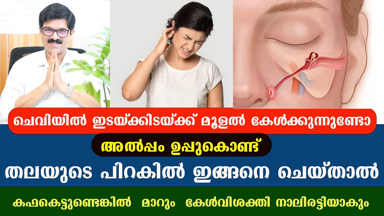 അൽപ്പം ഉപ്പ്‌  ഇങ്ങനെ ചെയ്താൽ കേൾവിശക്തി ഇരട്ടിയാകും   മൂളൽ മാറും കഫക്കെട്ടും മാറും