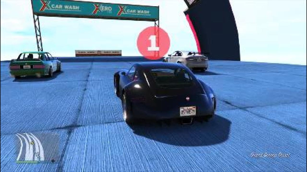 GTA Online – Random vehicles Race/ Close Ending 