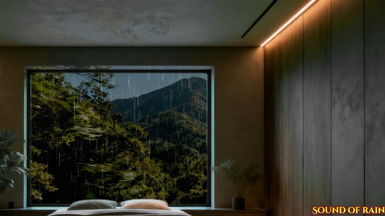 Deep Sleep with Gentle Rain Sounds | ASMR for Relaxation