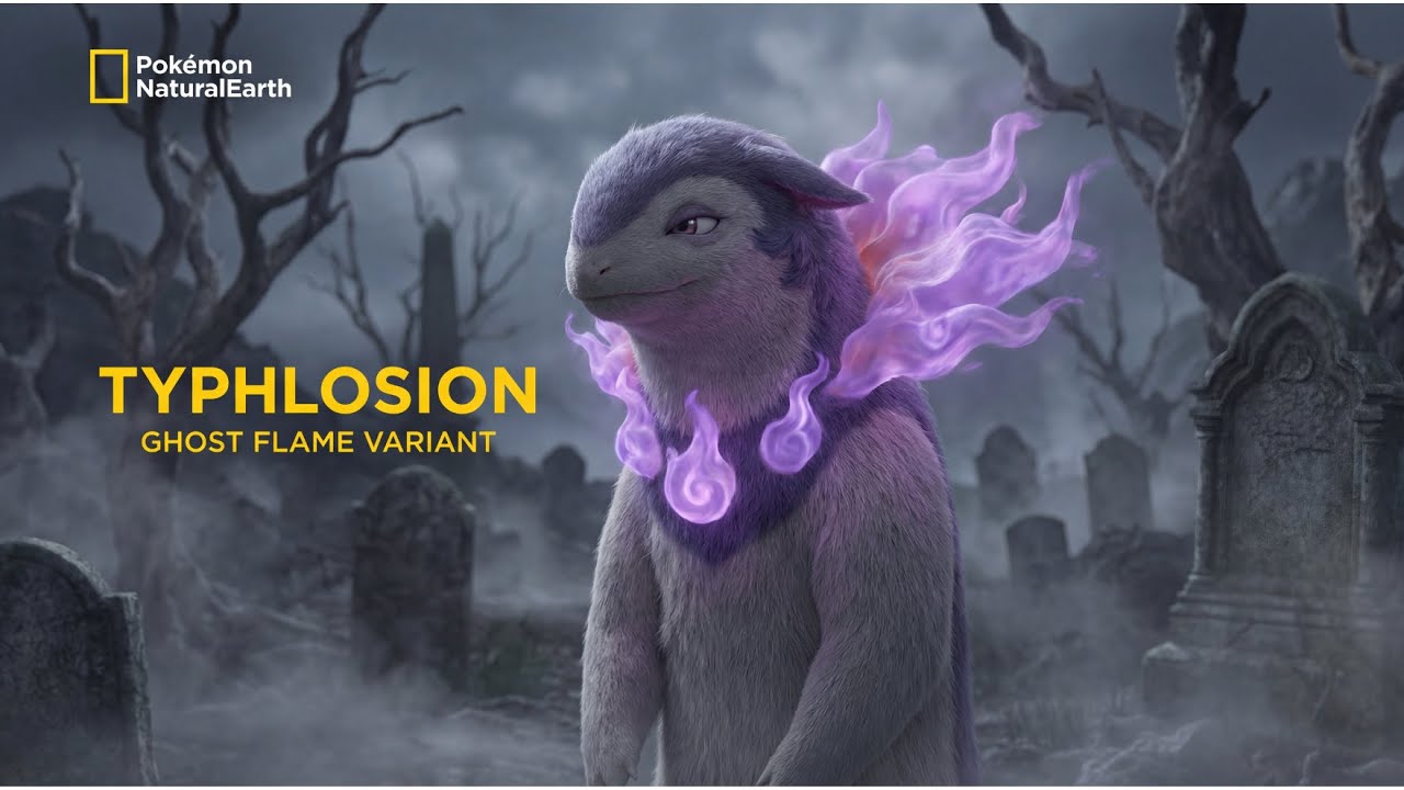 Real Life Pokémon – Hisuian Typhlosion | Ghost Flame Variant | NatGeo | Pokemon NaturalEarth