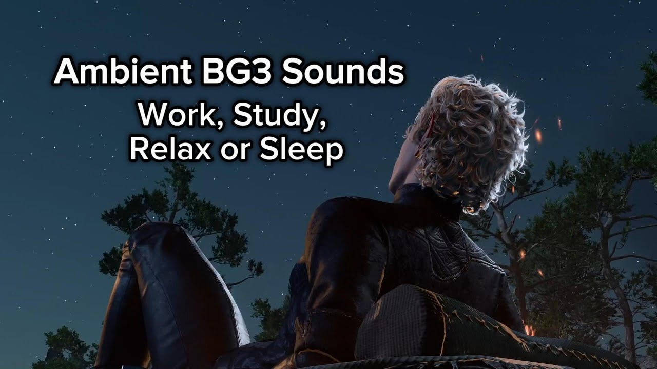 Falling Asleep Watching the Stars with Astarion | Ambient ASMR BG3 Sleep Music #baldursgate3 #asmr