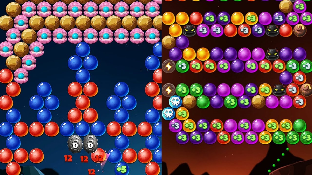 Level 719-728//Primitive bubble shooter game