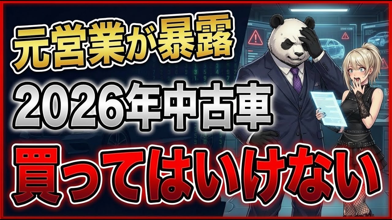 【2026年】中古車は買うな！円安・金利増で9割が損する“異常事態”と対策