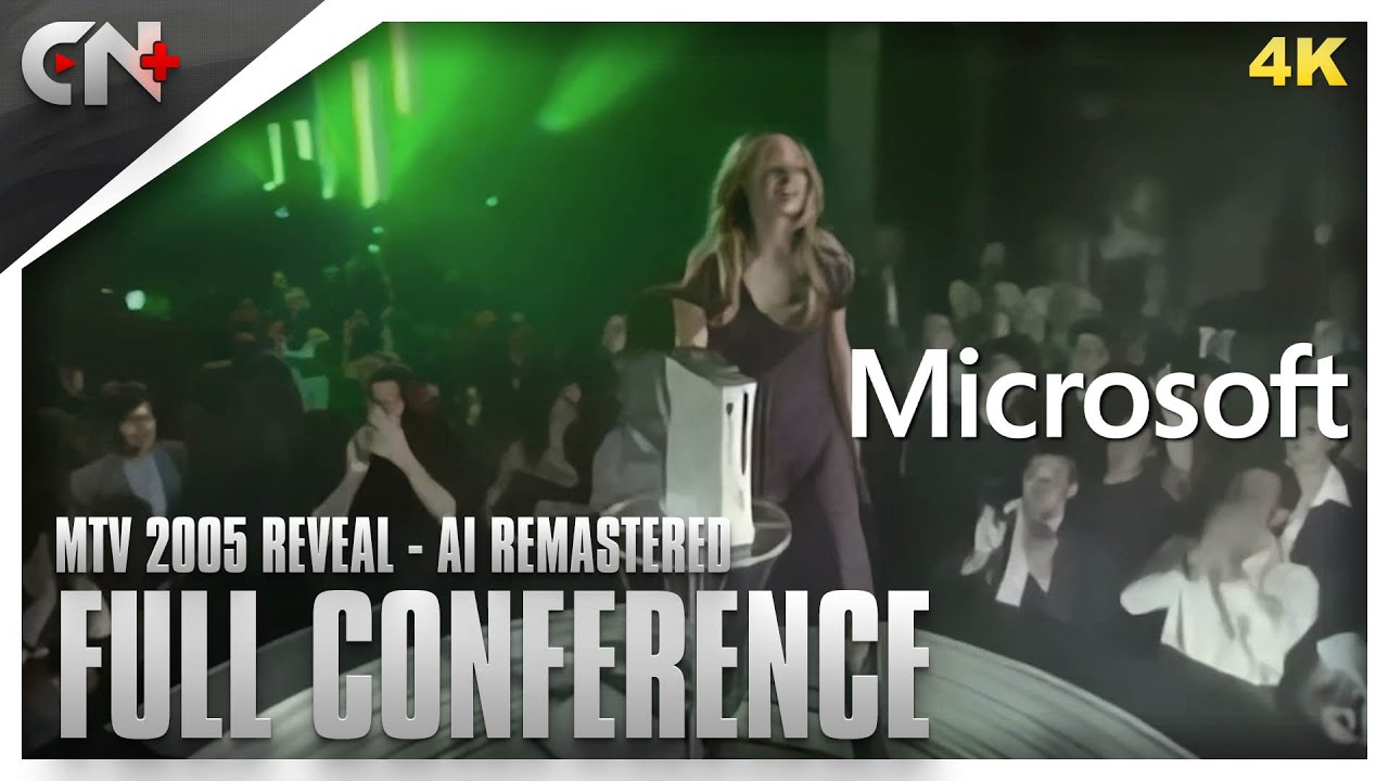 Xbox MTV Reveal 2005 (AI Remastered) | Full Conference I 4K | No Commentary