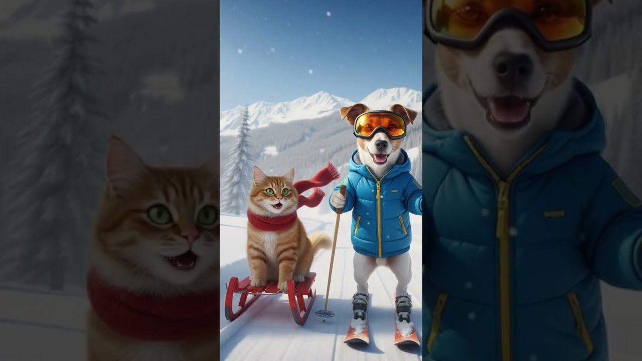 Jack and Ginger Hit the Slopes