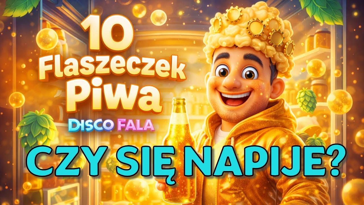 🍺10 Flaszeczek Piwa (Nowa wersja) – Disco FALA | Czy On W Końcu Wypije?! 😄