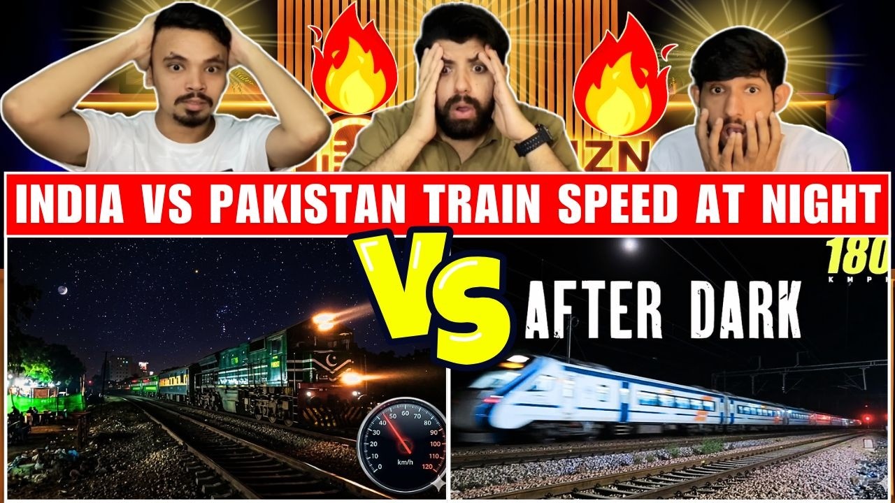 Reaction On High Speed Trains at Night India Vs Pakistan | Pakistani Reaction🔥