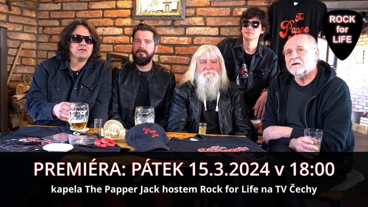 The Papper Jack hostem Rock for Life - pozvánka