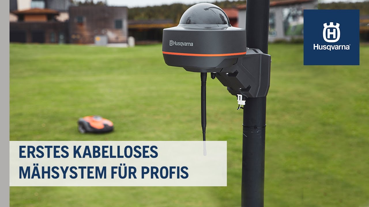 Erstes kabelloses Mähsystem Husqvarna EPOS mit Begrenzungs-Technologie | Husqvarna Grünflächen