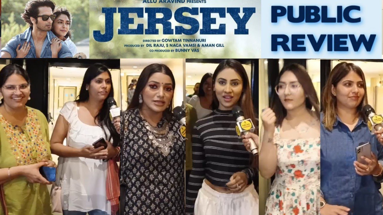 Jersey Movie Public Review | Jersey Public Reaction | Shahid Kapoor, Mrunal | Jersey  Public Talk